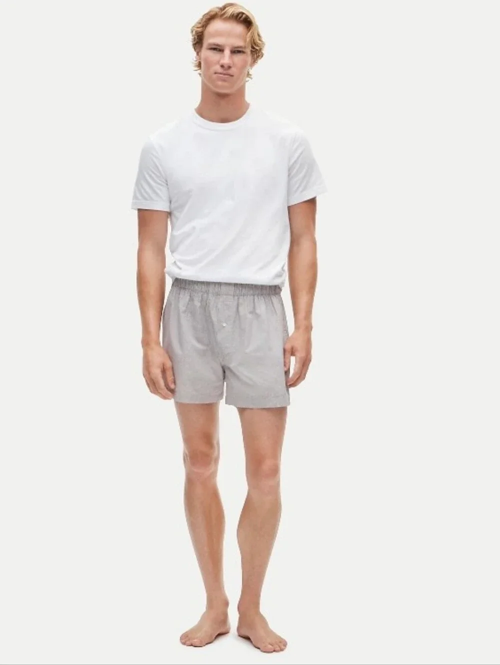J. Crew Woven Boxers Multi-pack - Everyday Classics - Blues, White
